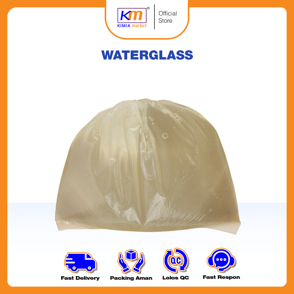 Premium Sodium Silicate Waterglass 500gr / Bahan Industri / Sodium Silikat / Struktur Material /