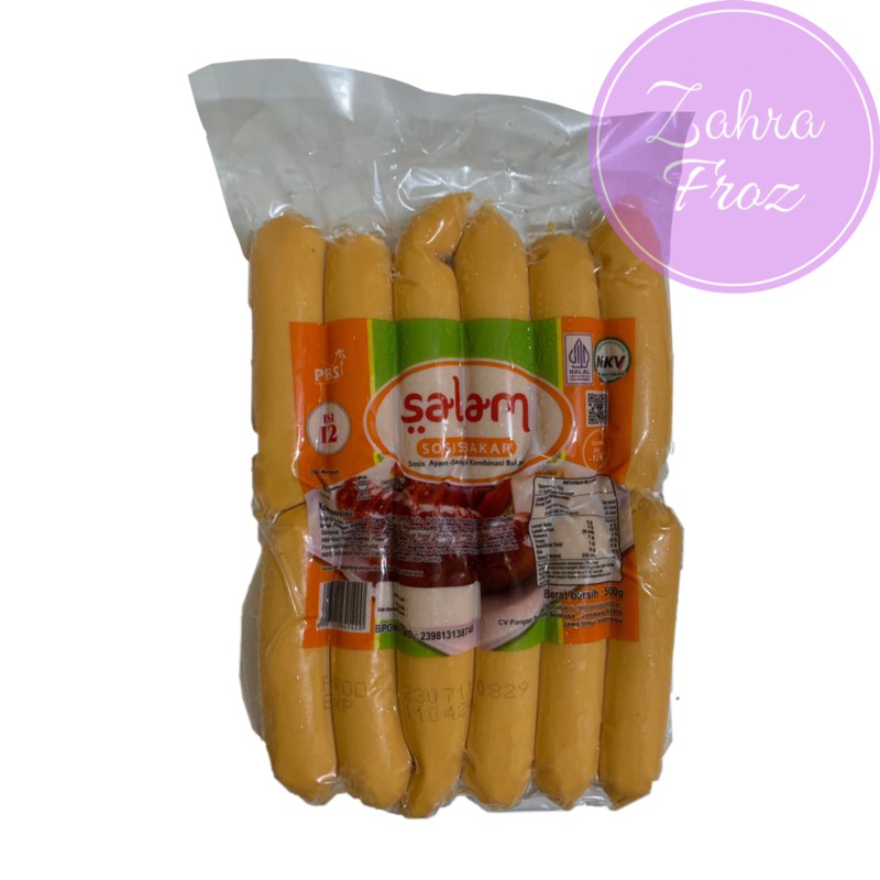 

SALAM SOSIS BAKAR MINI 500 GR ISI 12