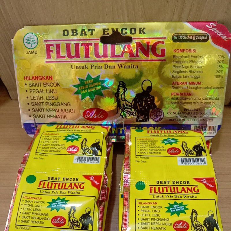 kapsul flu tulang kuning
