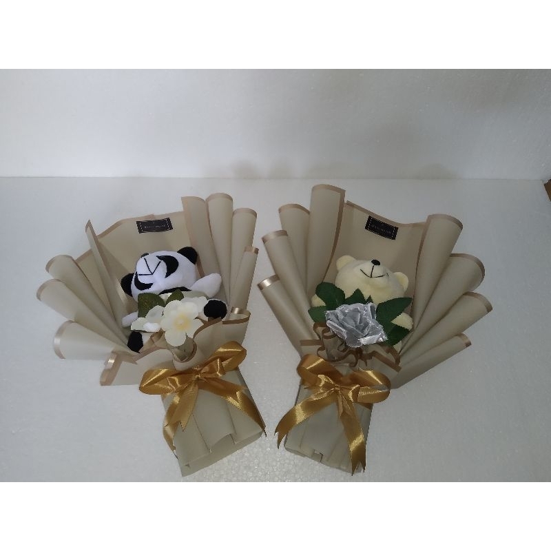 Buket Boneka Panda | Buket Ulang Tahun | Buket Boneka Wisuda | Buket Boneka