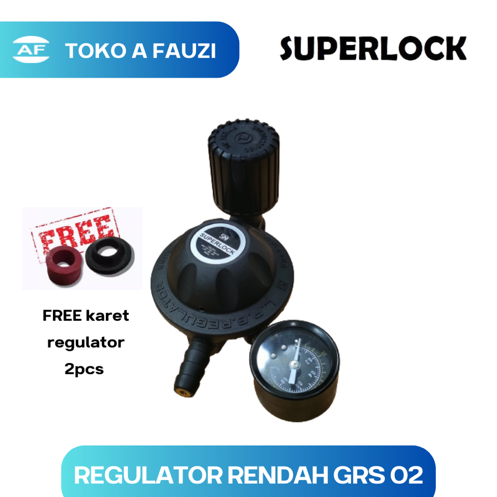 Regulator SUPERLOCK / Regulator Gas LPG Gascomp Meter GRS - 02