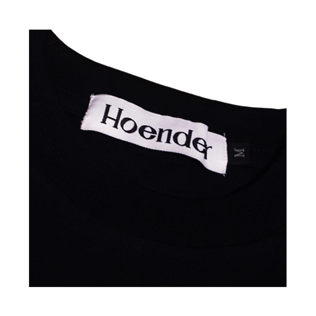 Hoender - CND T Shirt Black - Kaos Polos Hitam Oversize - Cotton Cool &amp; Dry Tech