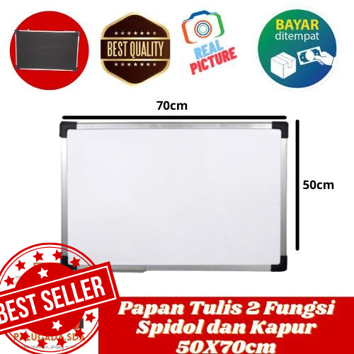 

TERMURAH! PAPAN WHITEBOARD UKURAN 50X70