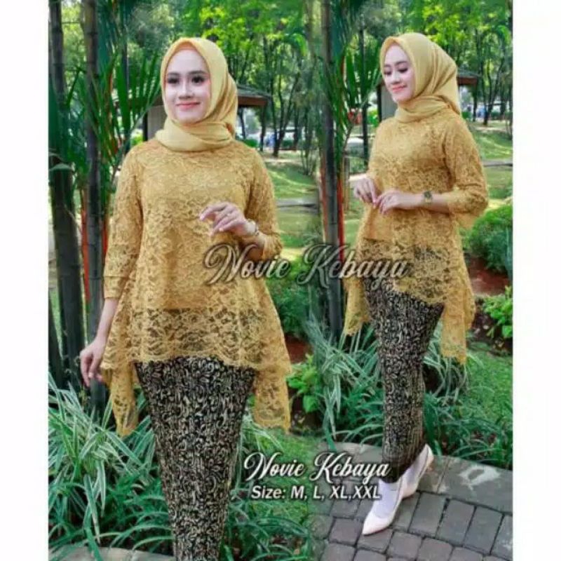 Atasan Kebaya Rinjani Brokat Jumbo Ld130/Kebaya Modern/Kebaya Murah/Kebaya Jumbo