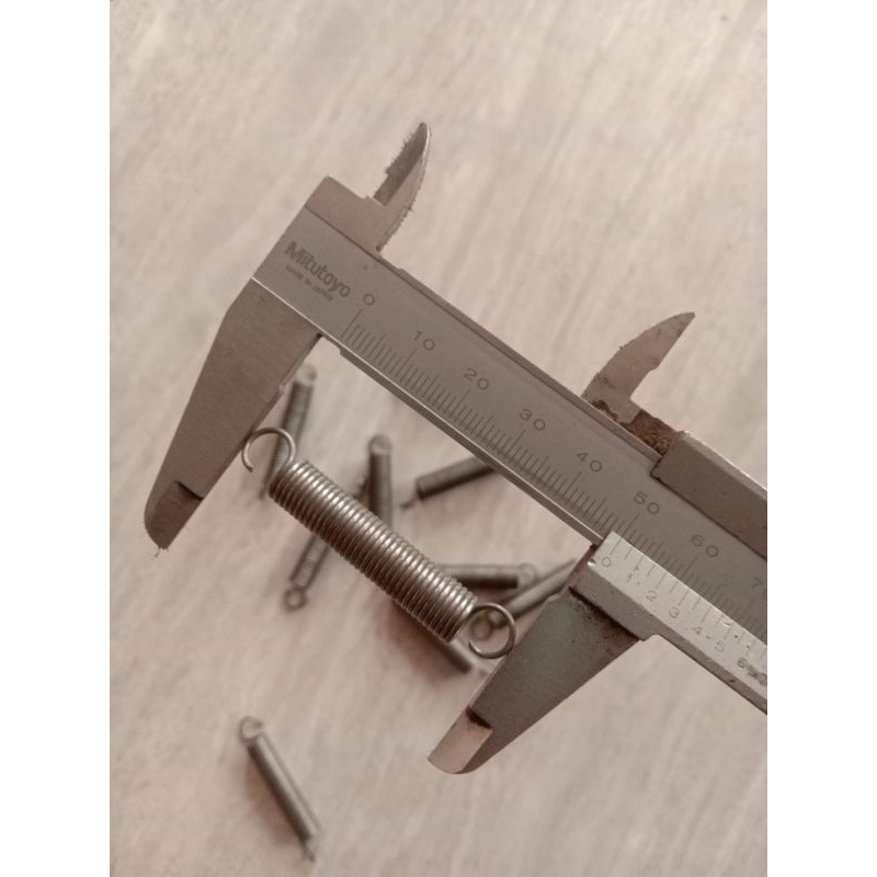 per tarik baja 1mm panjang total 50mm / 5cm