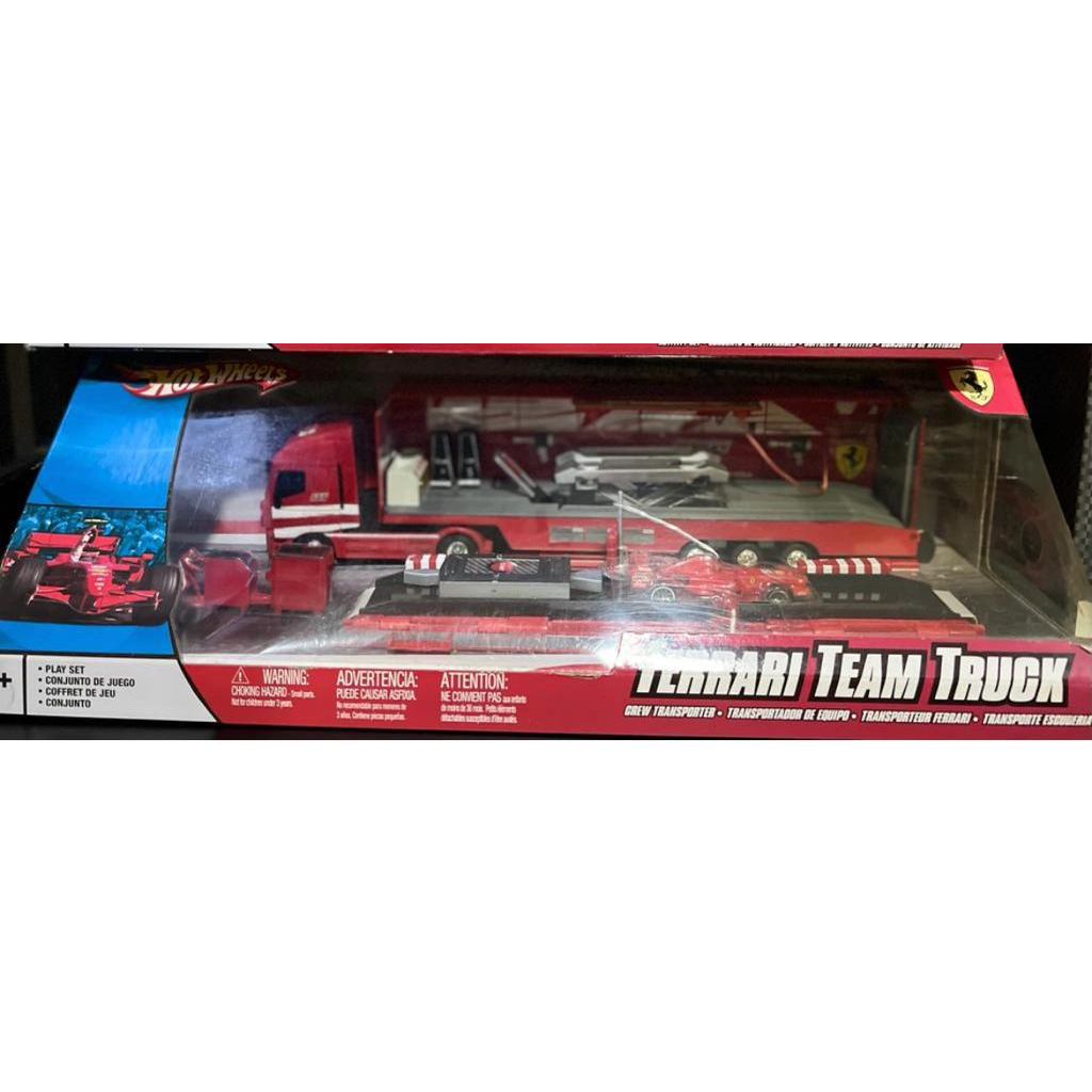 Hot wheels best sale ferrari team truck