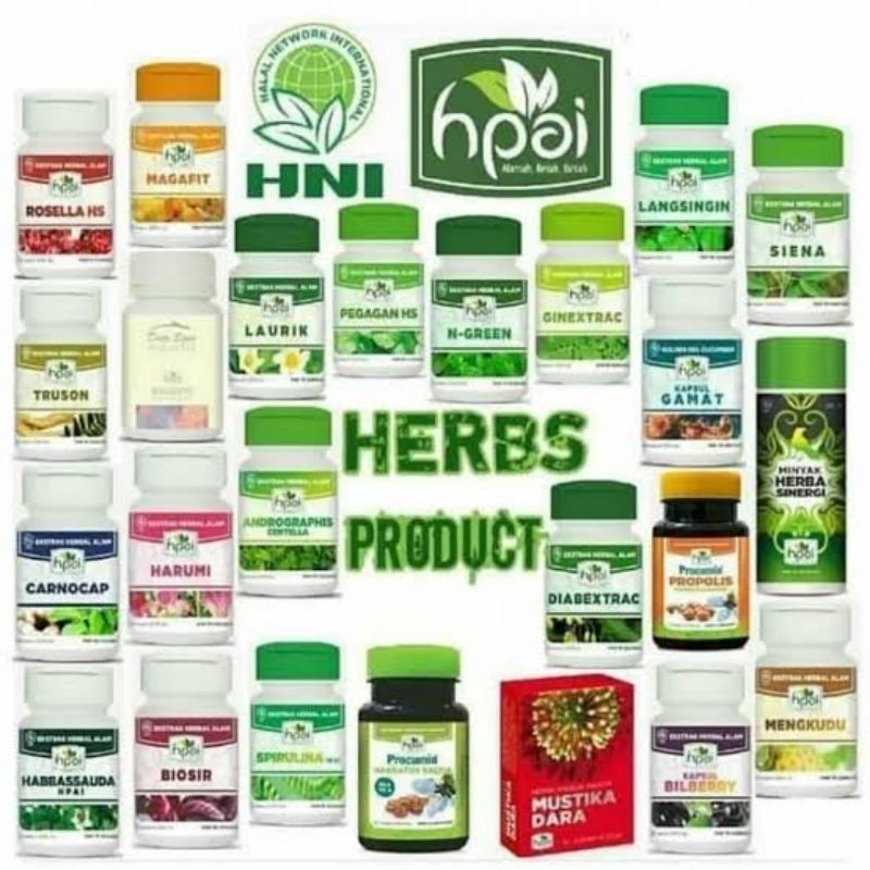 

HNI ALL HERBS PRODUCT 100% ORIGINAL