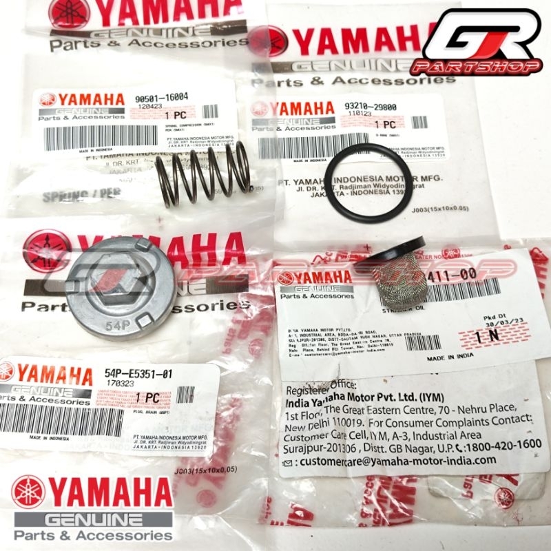 DOP BAUT + PER + ORING + FILTER OLI SET 54P ORI YGP ORIGINAL YAMAHA MIO J GT FINO FI SOUL GT FAZZIO 