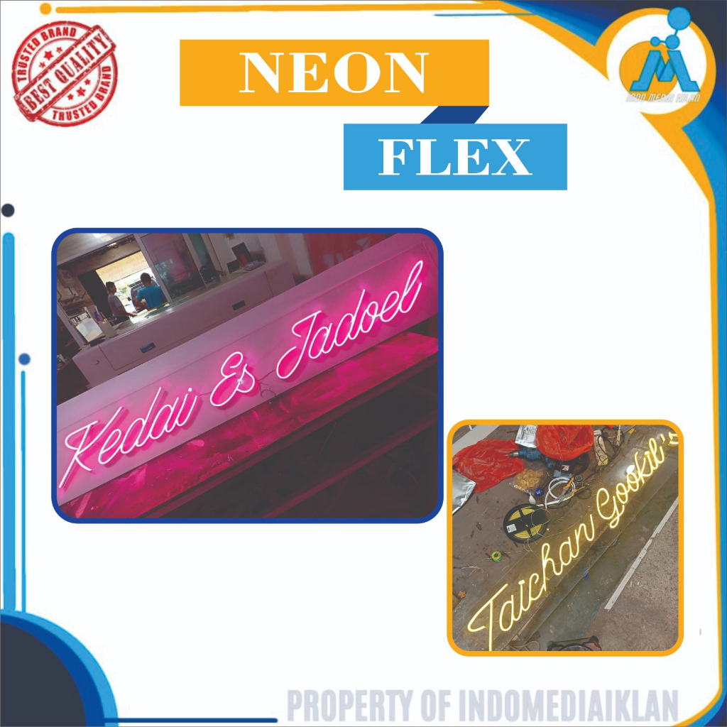 Neon Flex Akrilik / lampu ruangan/neon flex custom