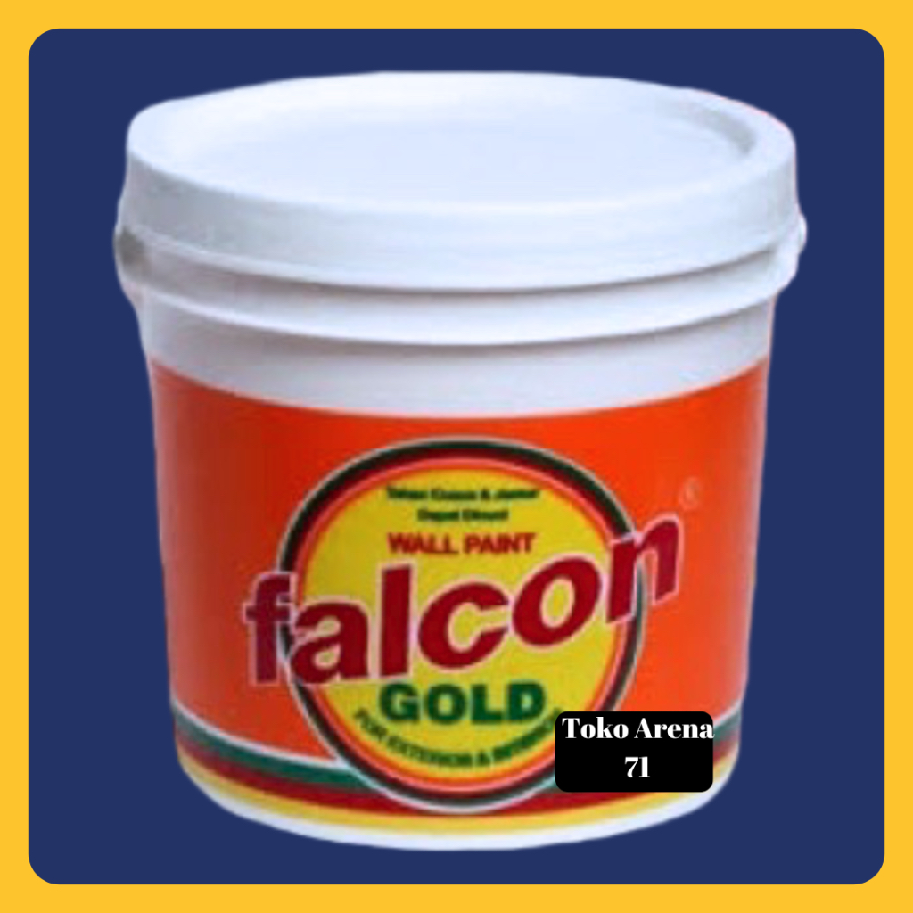 CAT TEMBOK KILOAN CAT DINDING 1KG FALCON GOLD CAT PELAPIS TEMBOK 1 KG