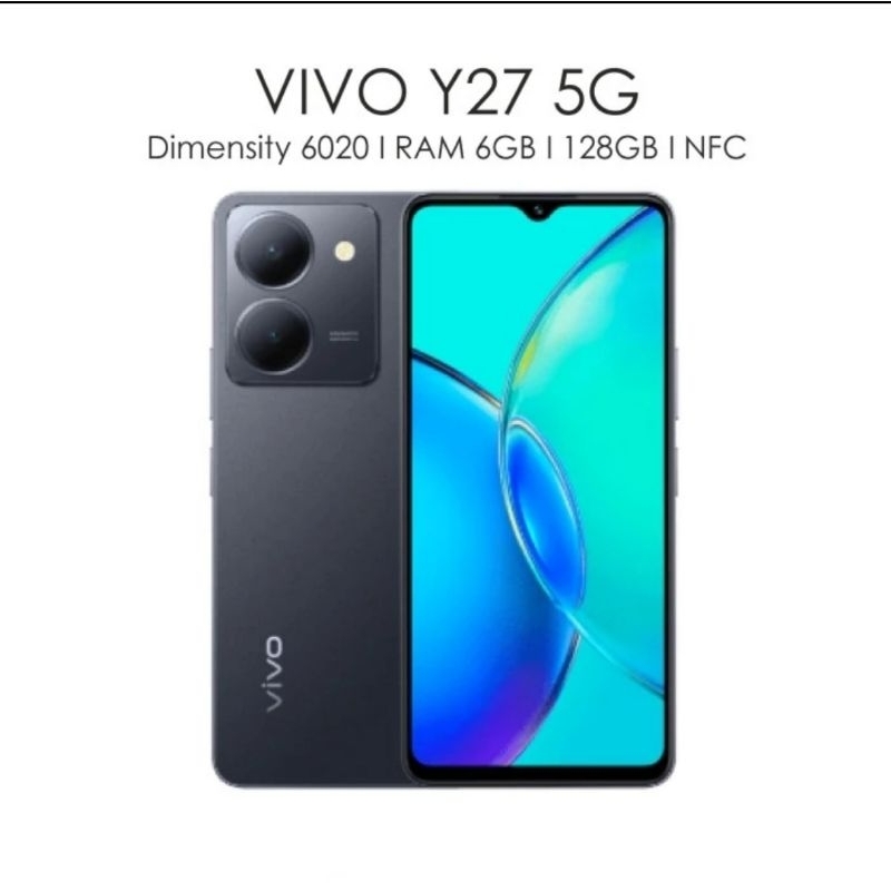 hp Vivo Y27 5G 6+128GB [+6GB Extended RAM] Original Garansi Resmi