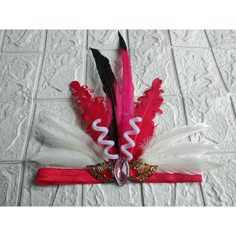 Bandana Bulu pentas/Aksesoris kepala/Bandana Bulu