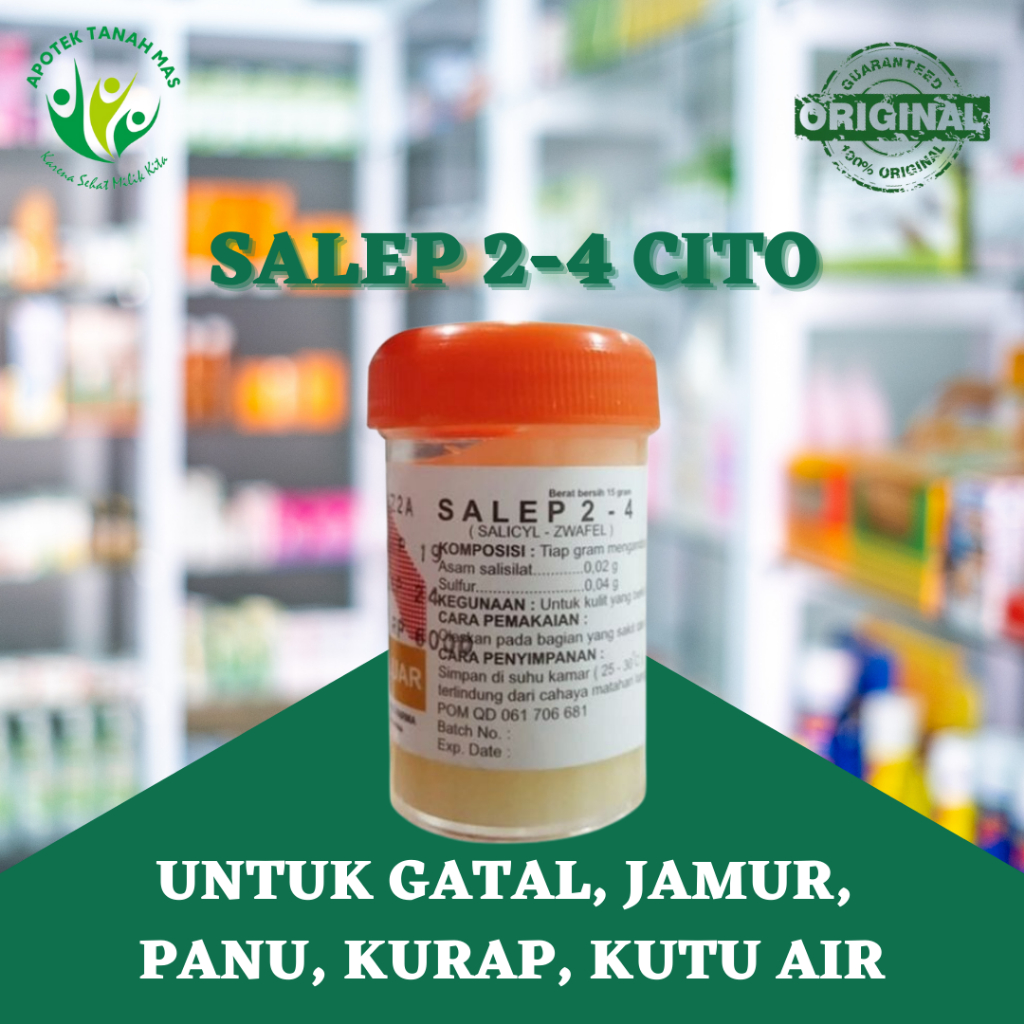 Salep 2-4 Salep Gatal 24 Salicyl Zwafel dari Cito Ciubros