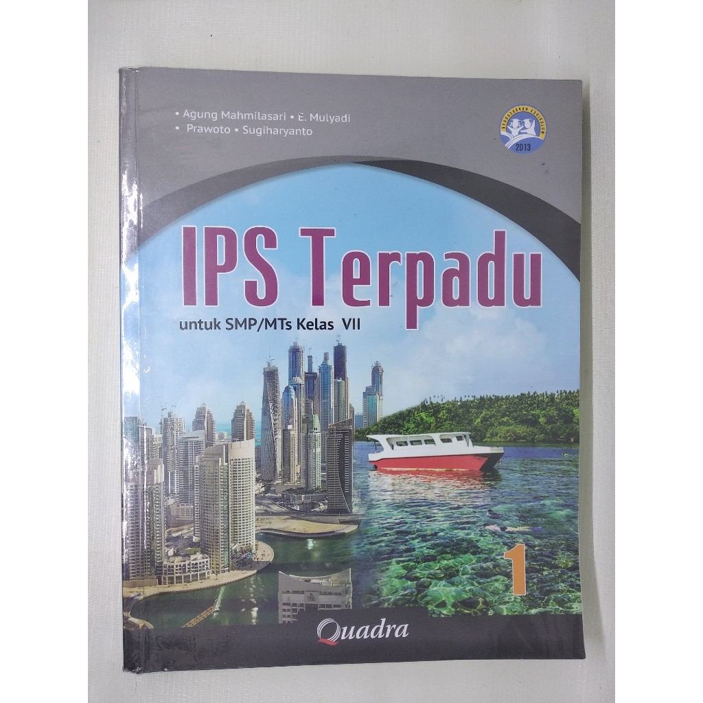 BUKU IPS TERPADU QUADRA ORI KELAS 7 SMP KELAS 1