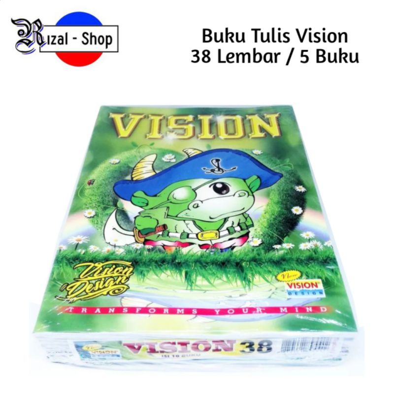 

Buku Tulis Vison 38 Lembar isi 5 Buku