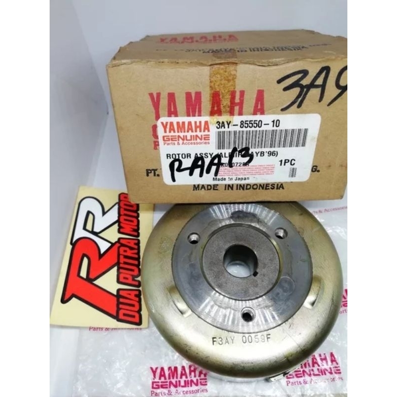 rotor assy magnet mahnet mahnit mesin original ori yamaha alfa alva champ sigma double stater 3AY