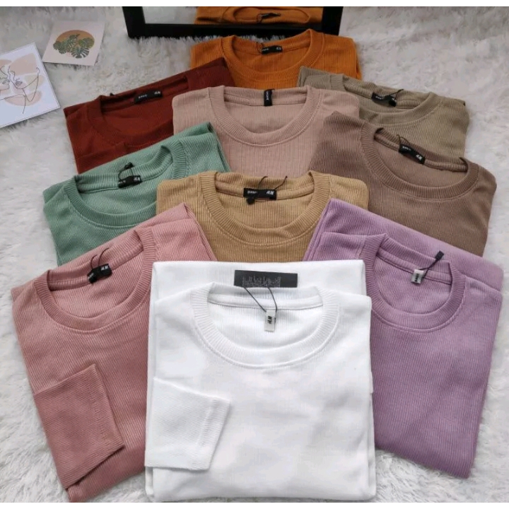 KAOS RIP WANITA LENGAN PANJANG BAJU KAOS WANITA TERBARU KAOS RIP KAOS OBLONG LENGAN PANJANG#STAR