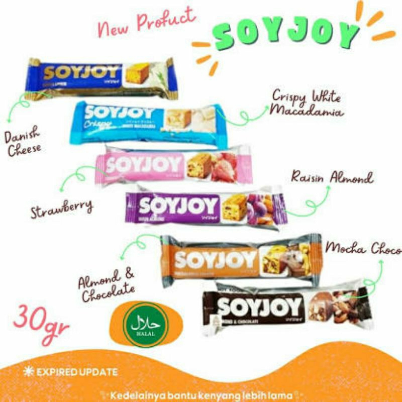 

SOYJOY 30 gram - Snack Makanan Cemilan Rendah Kalori