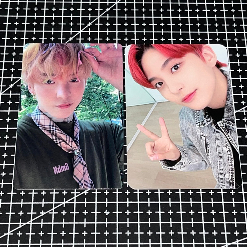 [BACA DESKRIPSI - PAIR BISA GANTI] Beatroad Fever pt.1 ATEEZ Jeong Yunho Yuyu Rambut Warna Warni Bea