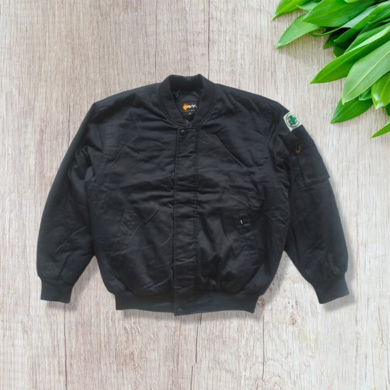 Jaket Bomber Casual Tebal Pavv Second Seken Original Like New
