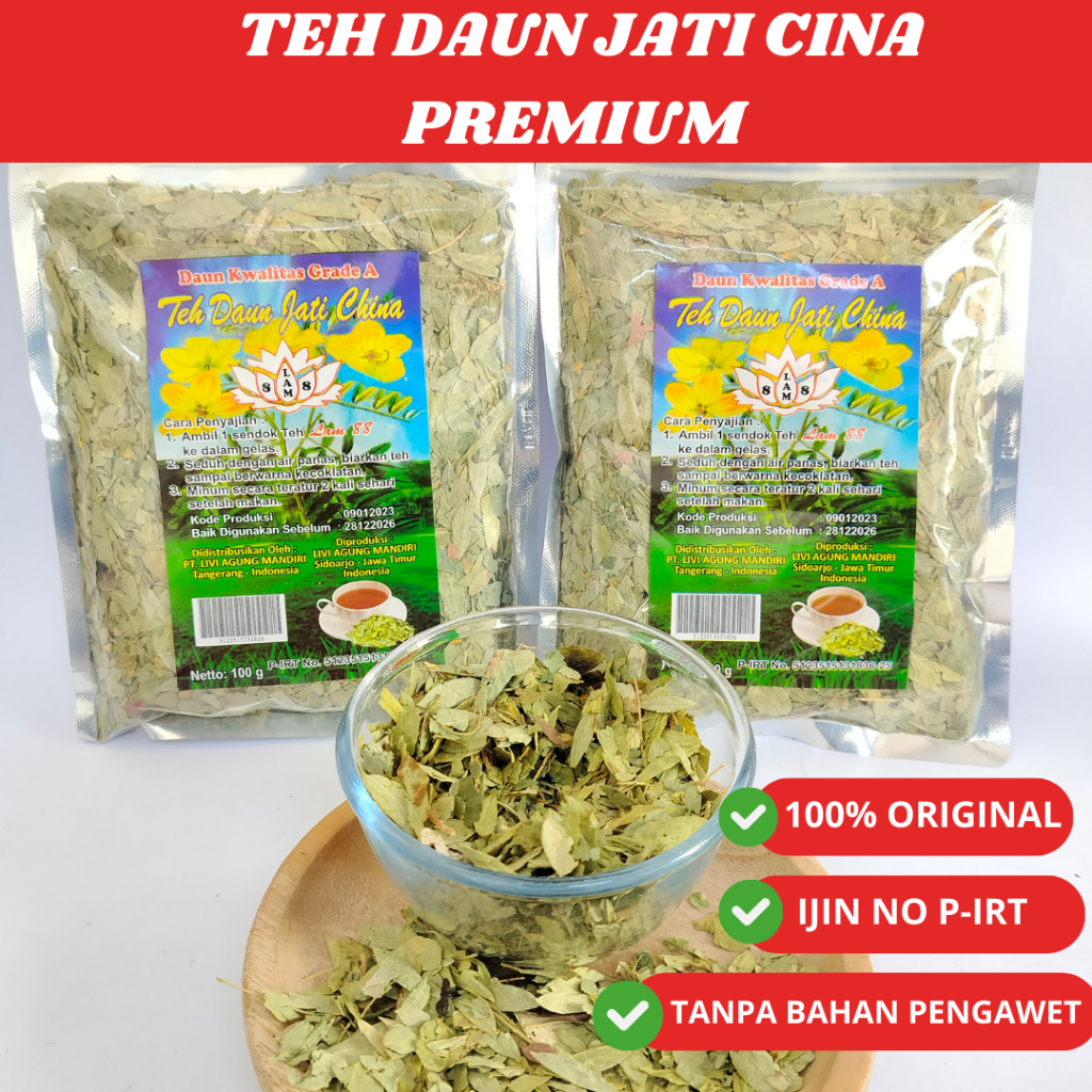 

TEH DAUN JATI CINA HERBAL ALAMI 100gr