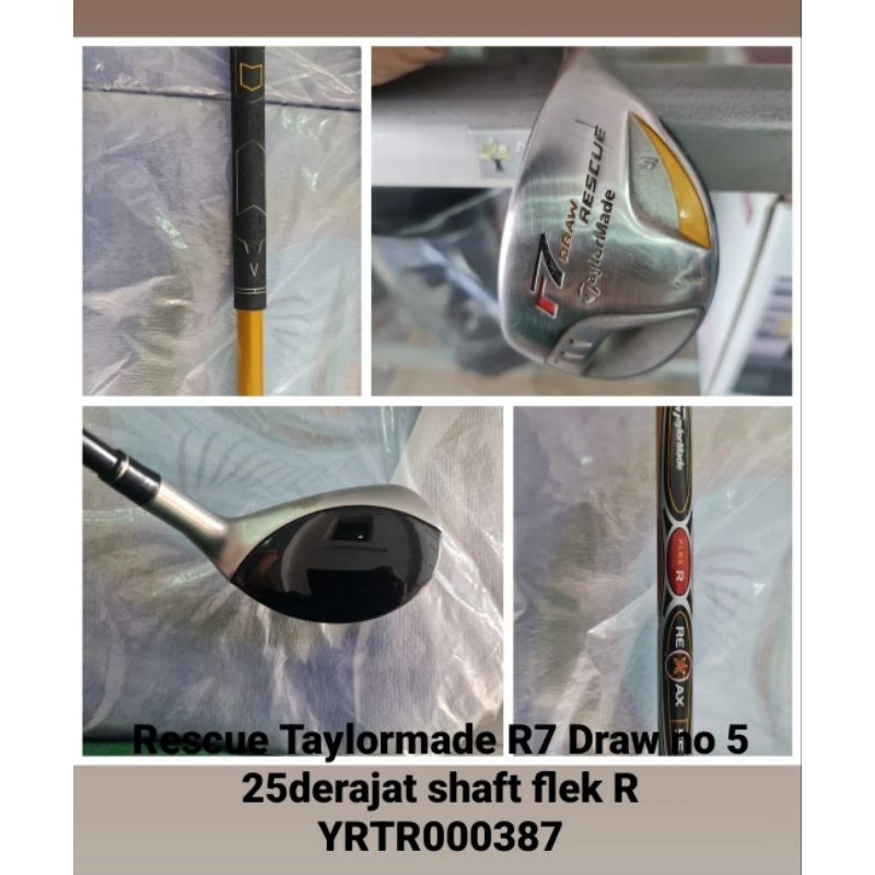 Stik golf Rescue Taylormade R7 Draw no 5 25derajat Shaft flek R Bekas