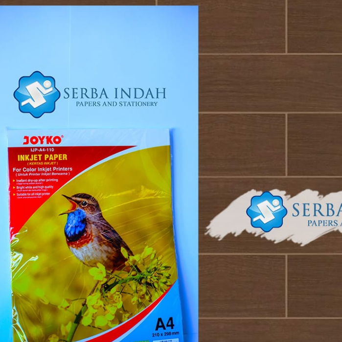 

INKJET PAPER ORIGINAL JOYKO IJP-A4-110 100 SHEETS LEMBAR