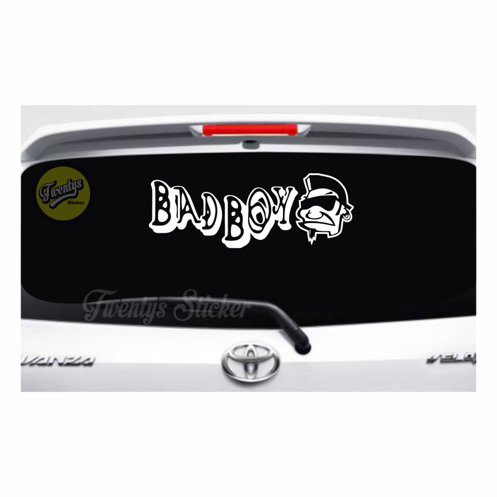 stiker kaca mobil sticker BADBOY stiker cutting