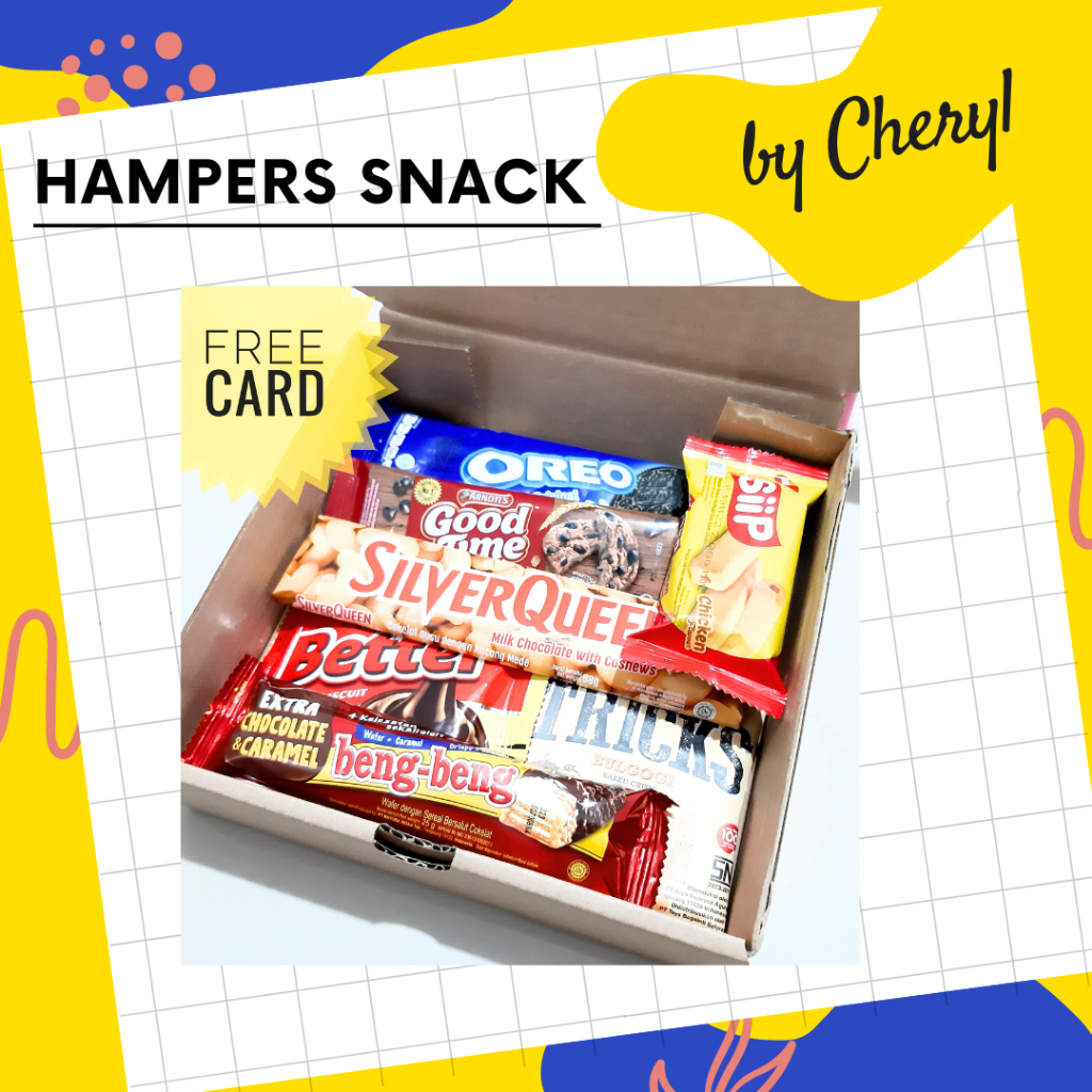 

Hampers Snack Valentine /Snack box Ultah/anniversary/graduation/hari raya dll
