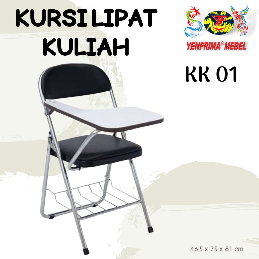 [YENPRIMA] Kursi Lipat Kuliah / Kursi Kuliah / Kursi Meja / Kursi Sekolah