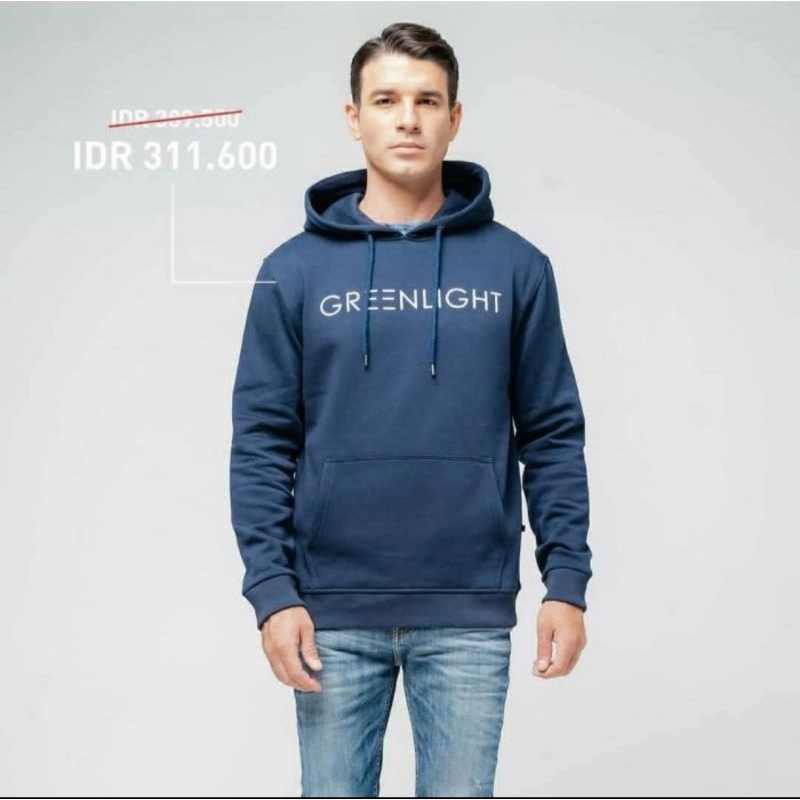 Jual Murah Jaket Hoodie Greenlight Navy 100% Original