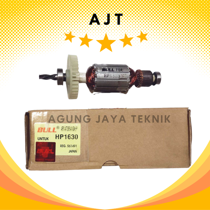 Armature Bor Makita Hp1630 Bull / Armature Angker Bor Makita HP 1630 Bull / Armature Angker 1630 Bul