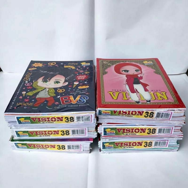 

buku tulis vision 38 lembar 1pack/10pcs