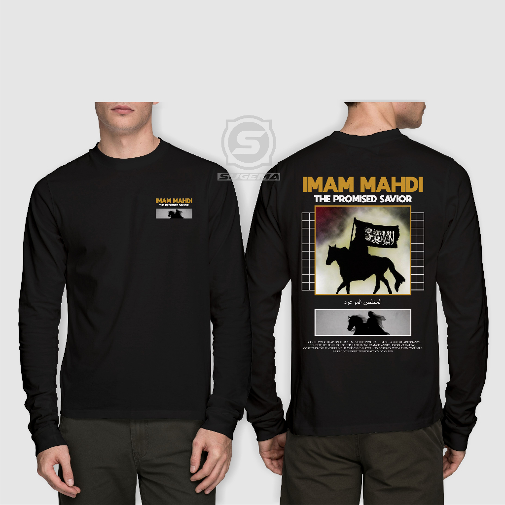 Kaos Imam Mahdi Lengan Panjang 01 - Kaos Sahabat Nabi - Kaos Dakwah Islami