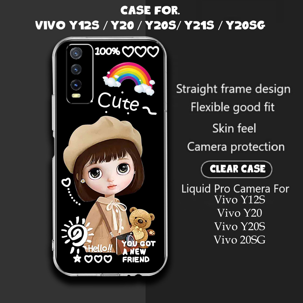 CASE VIVO Y12S / Y20 / Y20S / Y20S G [CUTE] TERLARIS CASING VIVO Y12S / Y20 / Y20S / Y20S G TERBARU 