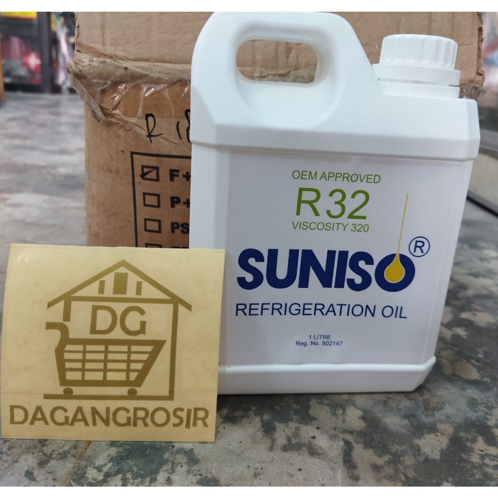 Oli Suniso R32 1ltr Kompresor AC Rumah dan Kulkas /Oil Suniso R32 Refrigeration Compresor AC 1Liter 