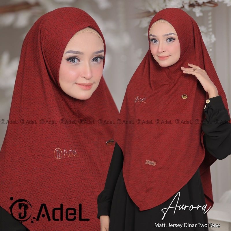 Jilbab Bergo Simple Aurora ADEL Ori Adel Hijab