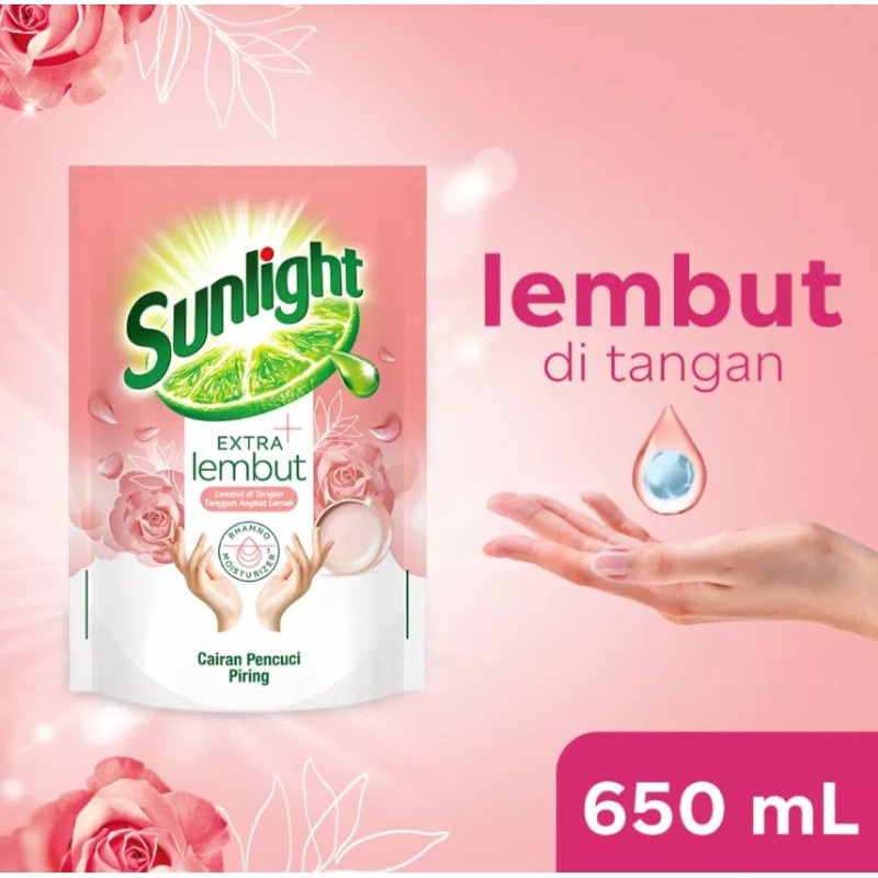 Sunlight Extra Lembut 650ml Sunlight 650ml