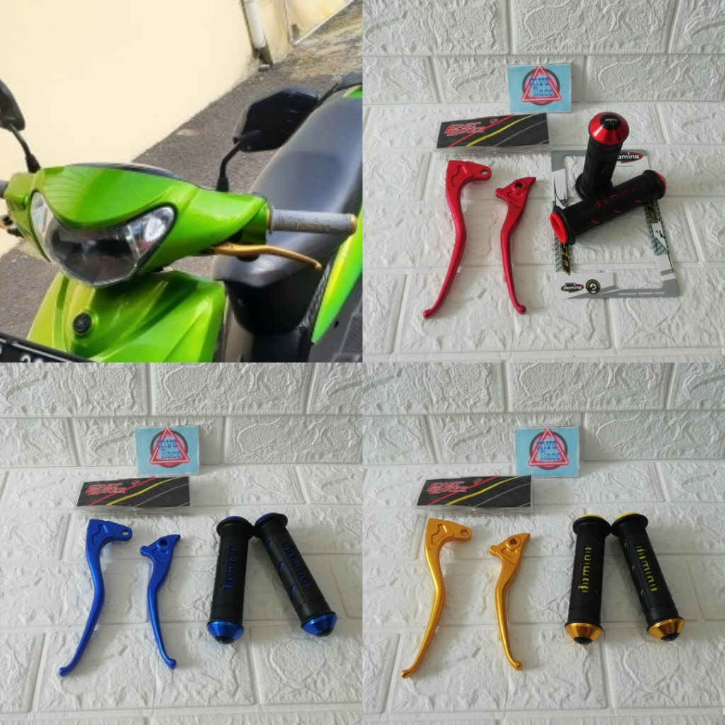 Handle Rem Variasi + Handgrip jalu = Xeon Karbu, Mio Smile, Mio Sporty, Mio Soul.Fino Mio J ( 2012 -
