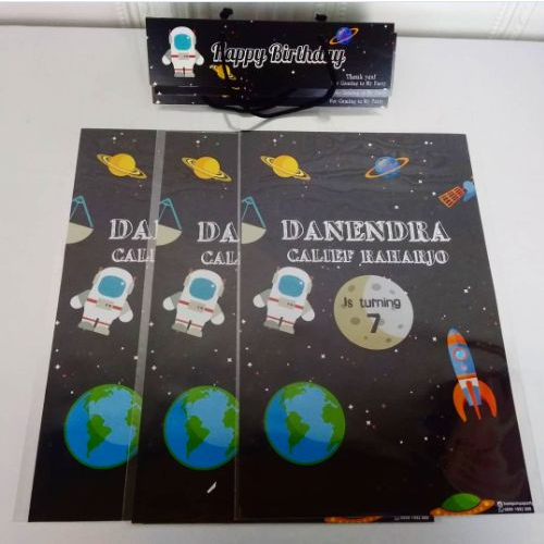 plastik snack space / kantong snack astronot / plastik snack custom space / kantong snack custom ast