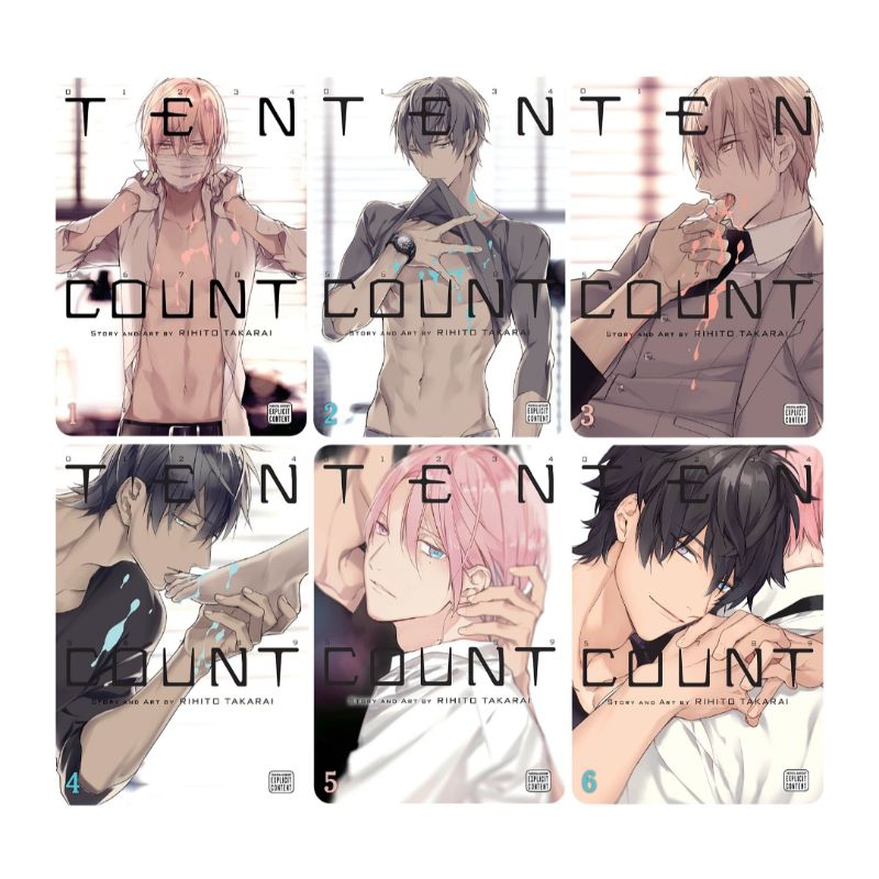 Ten Count manga - Takarai Rihito [English/Japanese PB]