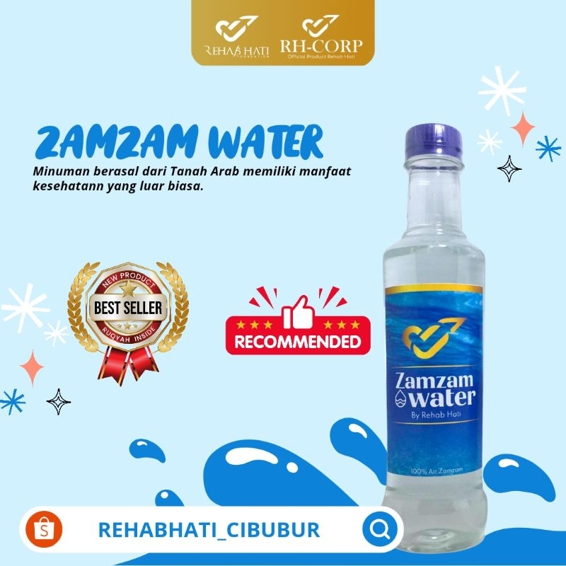 

Air Zamzam Rehab Hati / Zamzam Water Rehab Hati 350 ml / Air zamzam / Air Murni