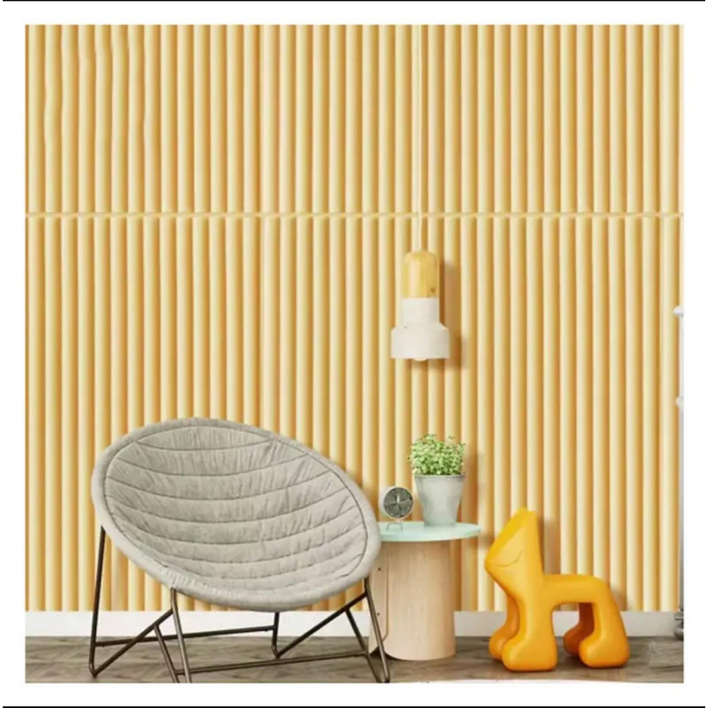 Wallpaper 3D Foam, Motif garis besar 70cm x 70cmx 8mm