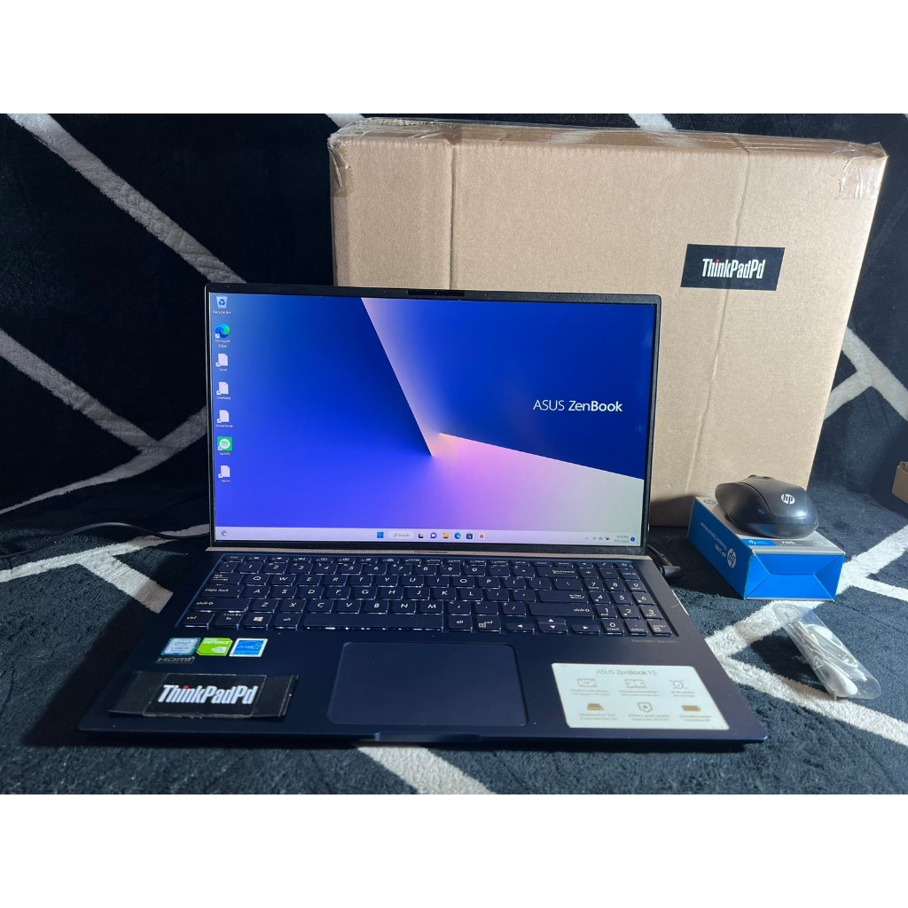 Laptop gaming desain asus Zenbook UX533FN Backlight ssd Nvidia murah