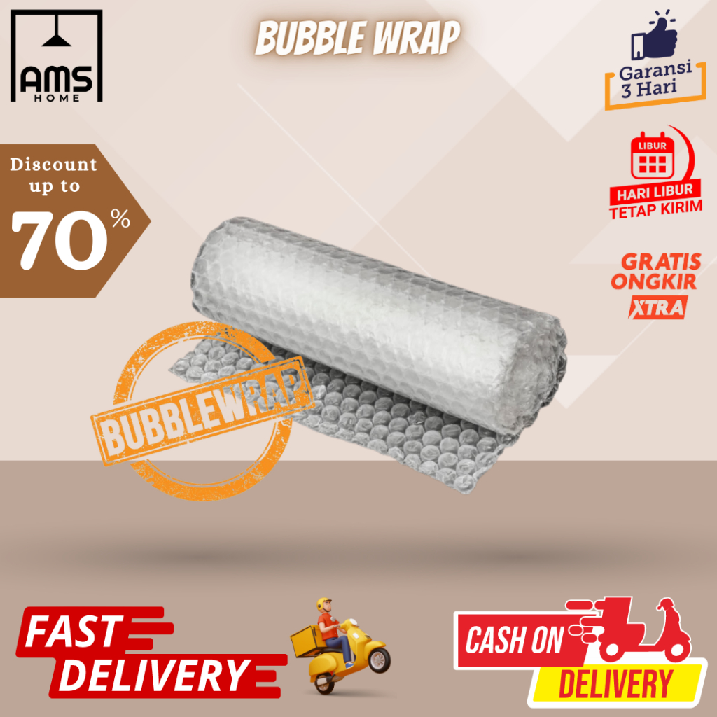 

Bubble Wrap Tambahan Agar Barang Tidak Rusak Pengaman Barang Supaya Tidak Penyok Penyot