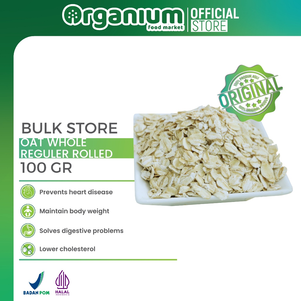 

Organium Oat Whole Regular Rolled 100g