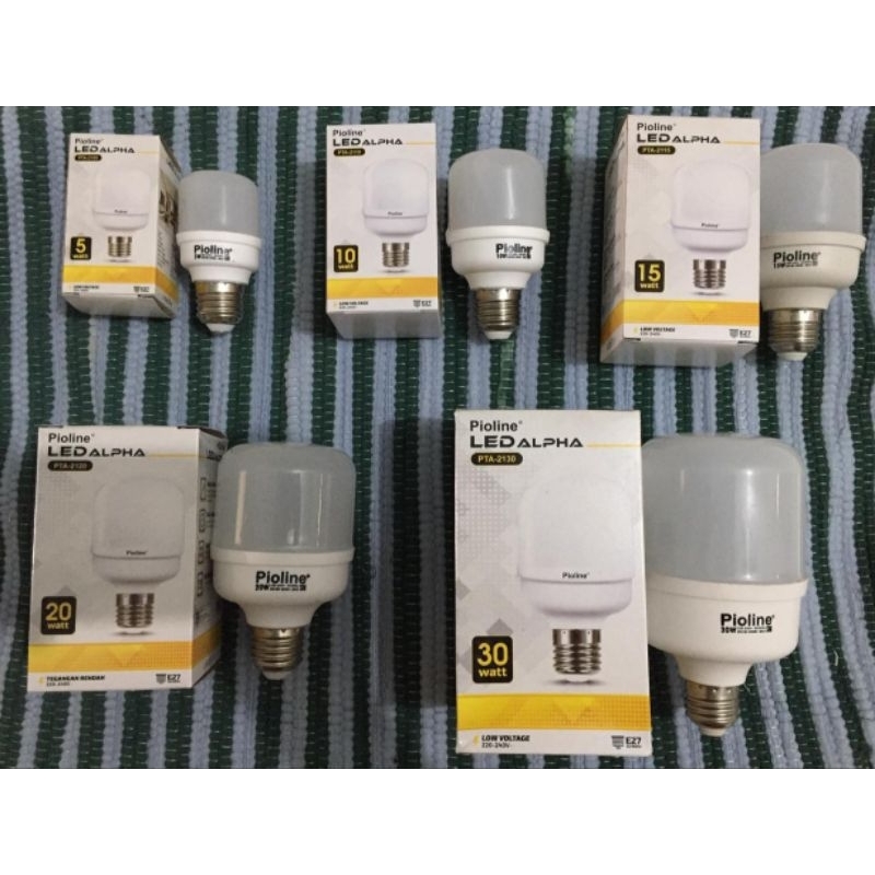 Bohlam Lampu Led Pioline 5watt 10watt 15watt 20watt 30watt