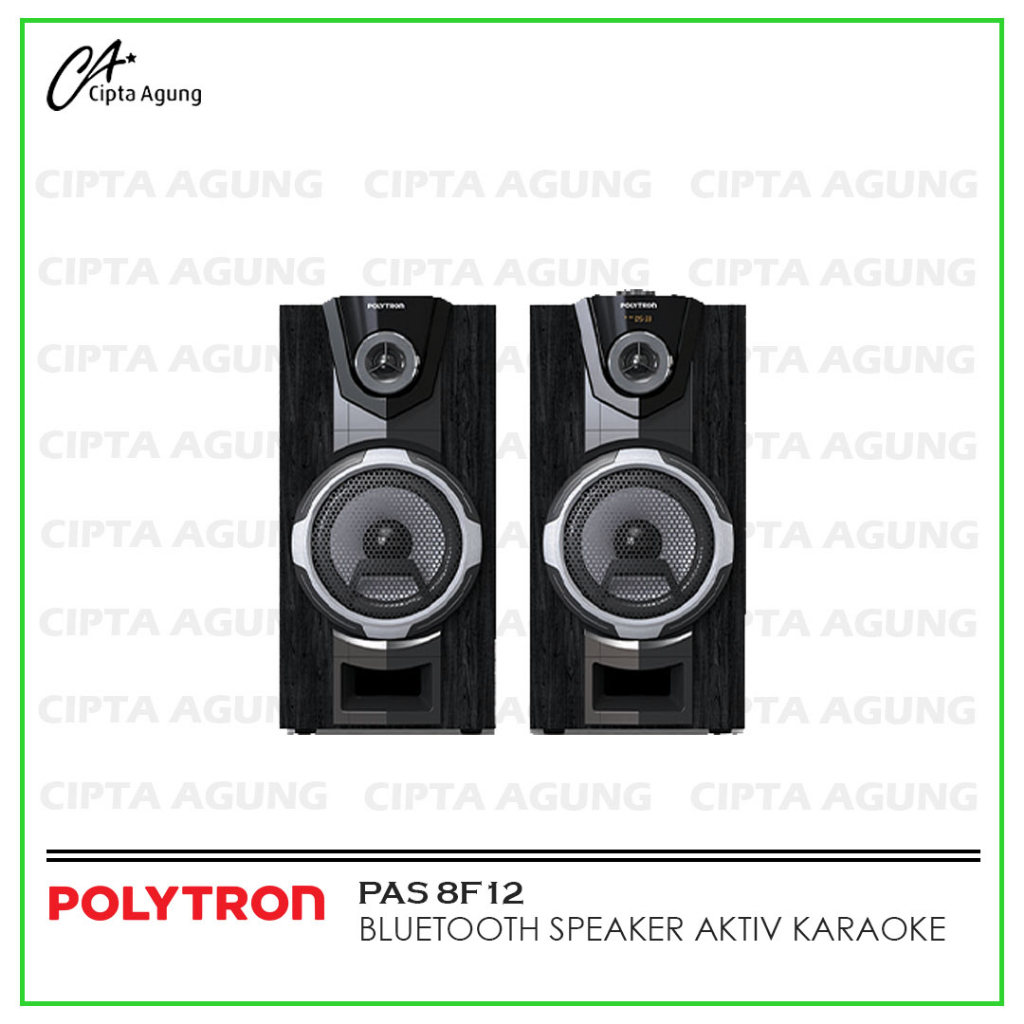 POLYTRON SPEAKER AKTIF POLYTRON PAS-8F12 PAS8F12 PAS 8F12 PAS 8F 12 PAS 8 F12 GARANSI RESMI 8 INCH S