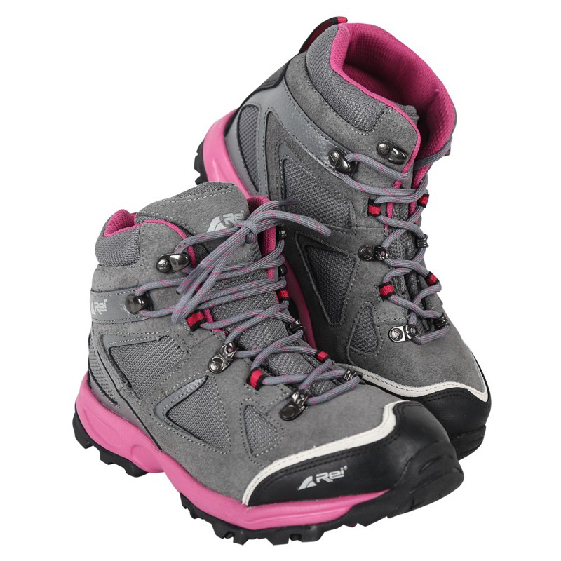 NEW SEPATU GUNUNG AREI OUTDOORGEAR SMITHSONIA N SHOES SIZE 40 WARNA ABU-PINK