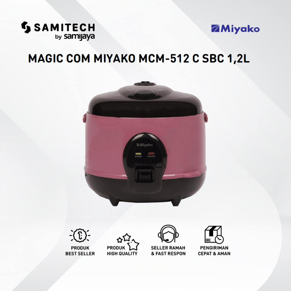 MAGIC COM  MIYAKO MCM-512 SBC/ MCM-512 C SBC /RICE COOKER MIYAKO  512C SBC 512 C 1.2 LITER